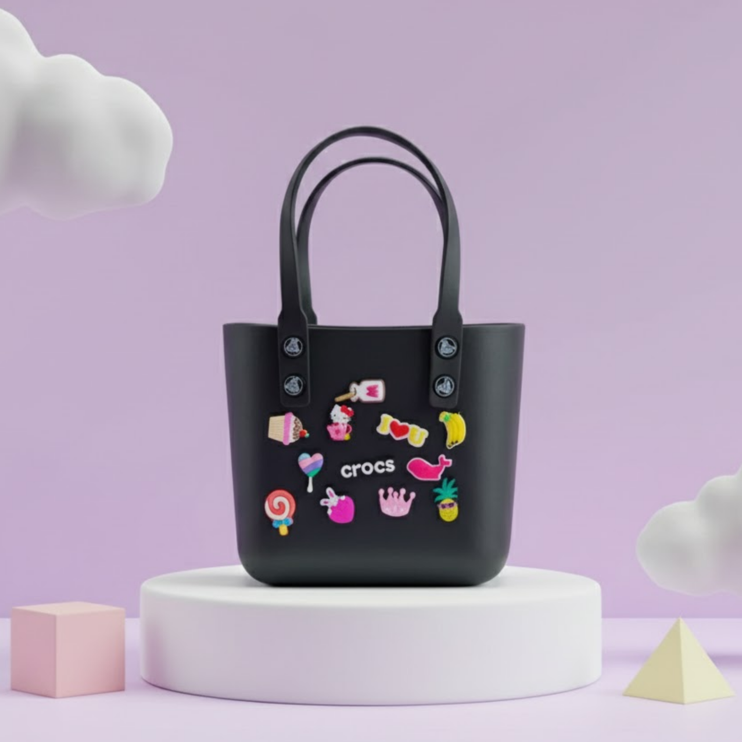 CROCS Tote bag with charms