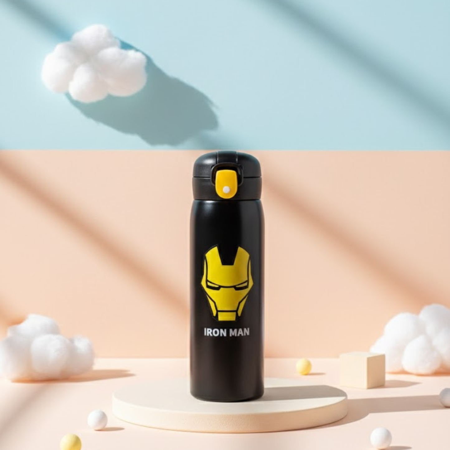 Superheroes Stainless Steel Sipper for kids -550 ml