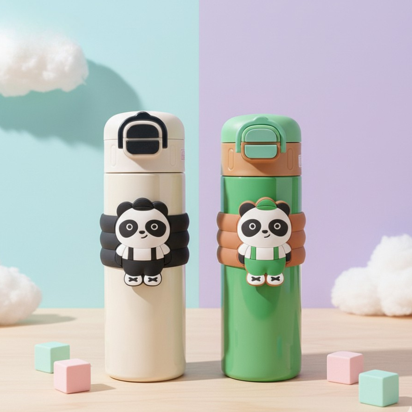 Hello Panda Bottle with Sipper & Spout