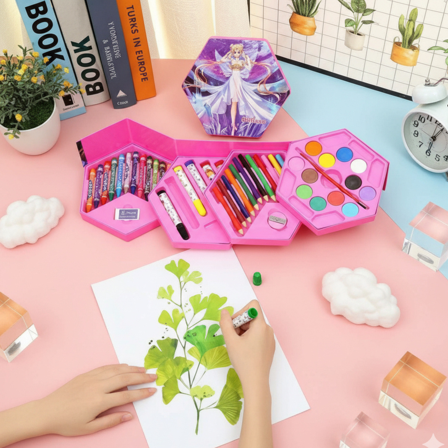 46 Pieces Coloring kit