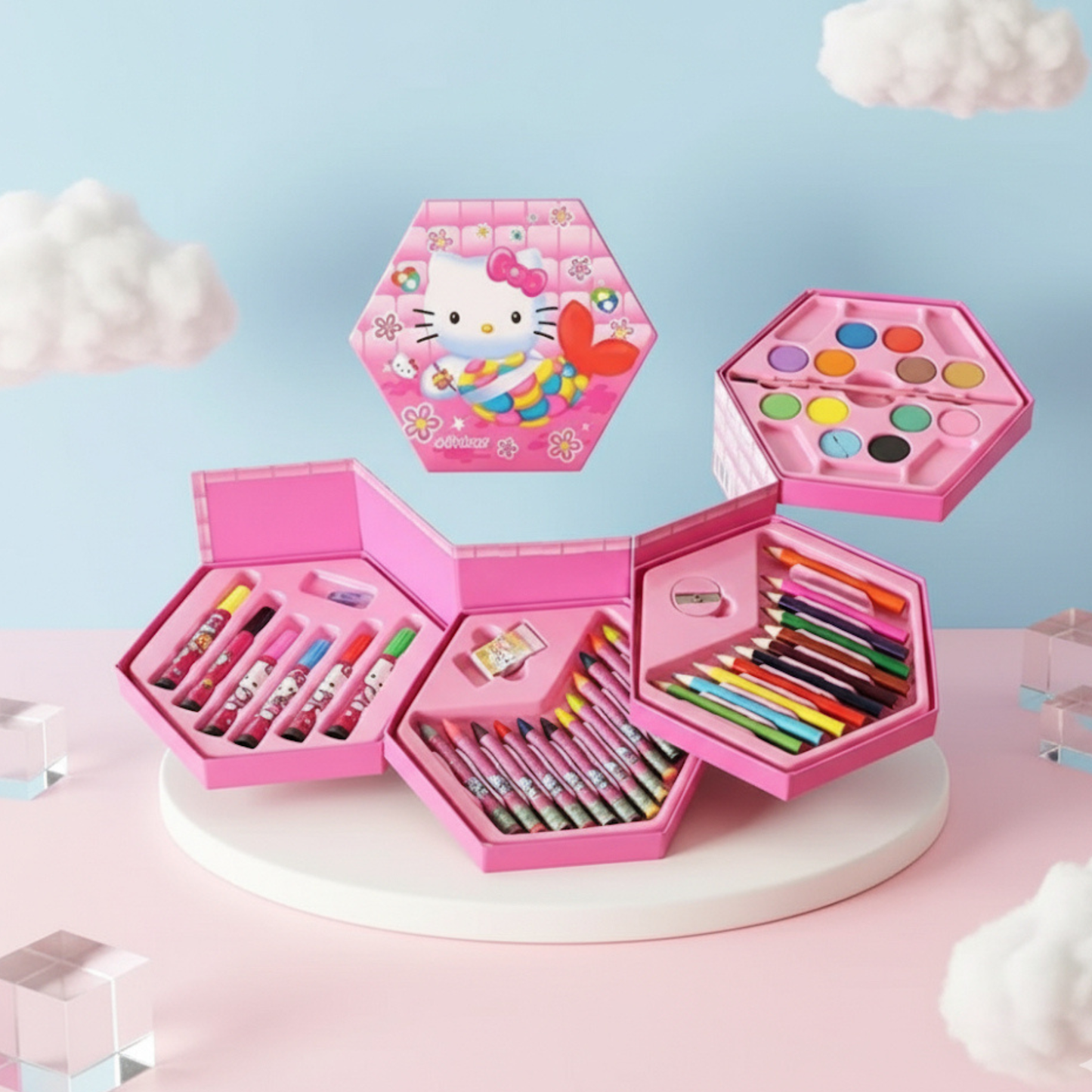 46 Pieces Coloring kit