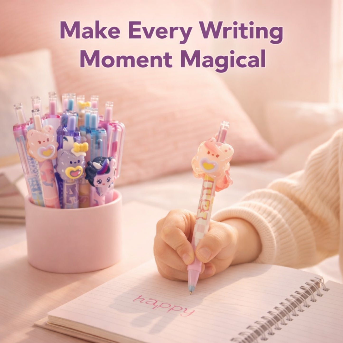 Cute Kawaii Erasable Gel Pens