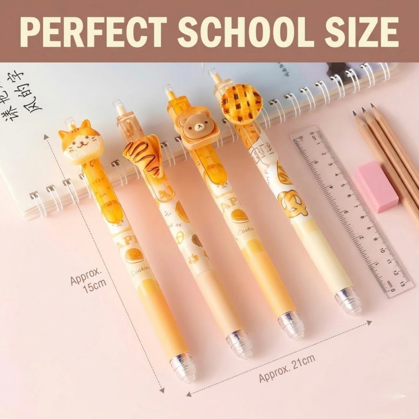 Kawaii erasable gel pen