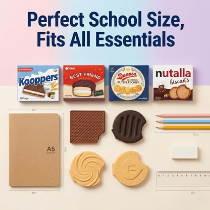 Cute Biscuit, Chocolate & Cookie Mini Pocket Notebook