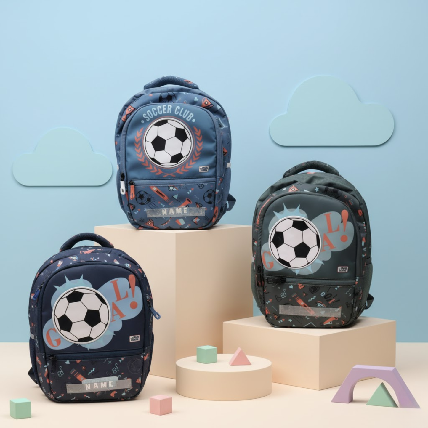 School bag - Foot ball design