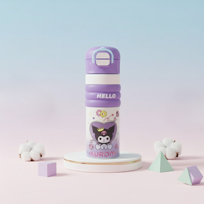 Kids SS316 Cartoon Bottle with Sipper & Spout