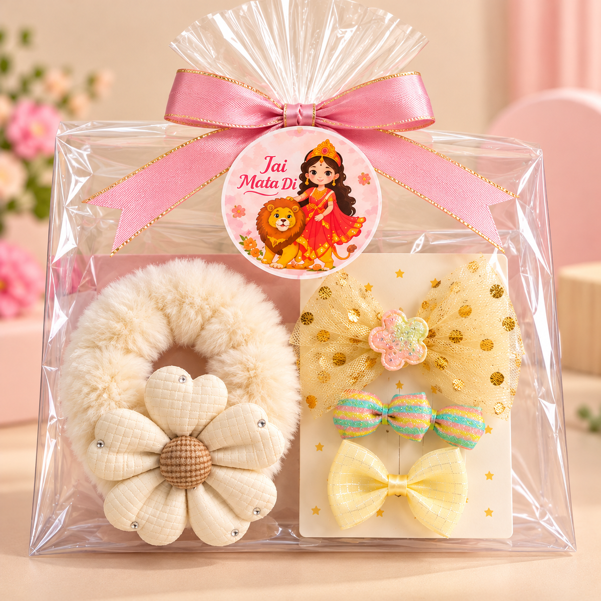 Kanya Pujan Pastel Hair Accessory Gift Set