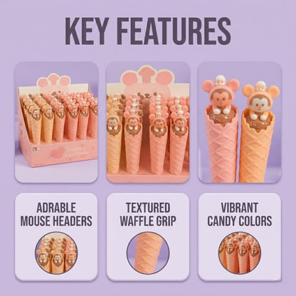 Cute Kawaii waffle design gel pen