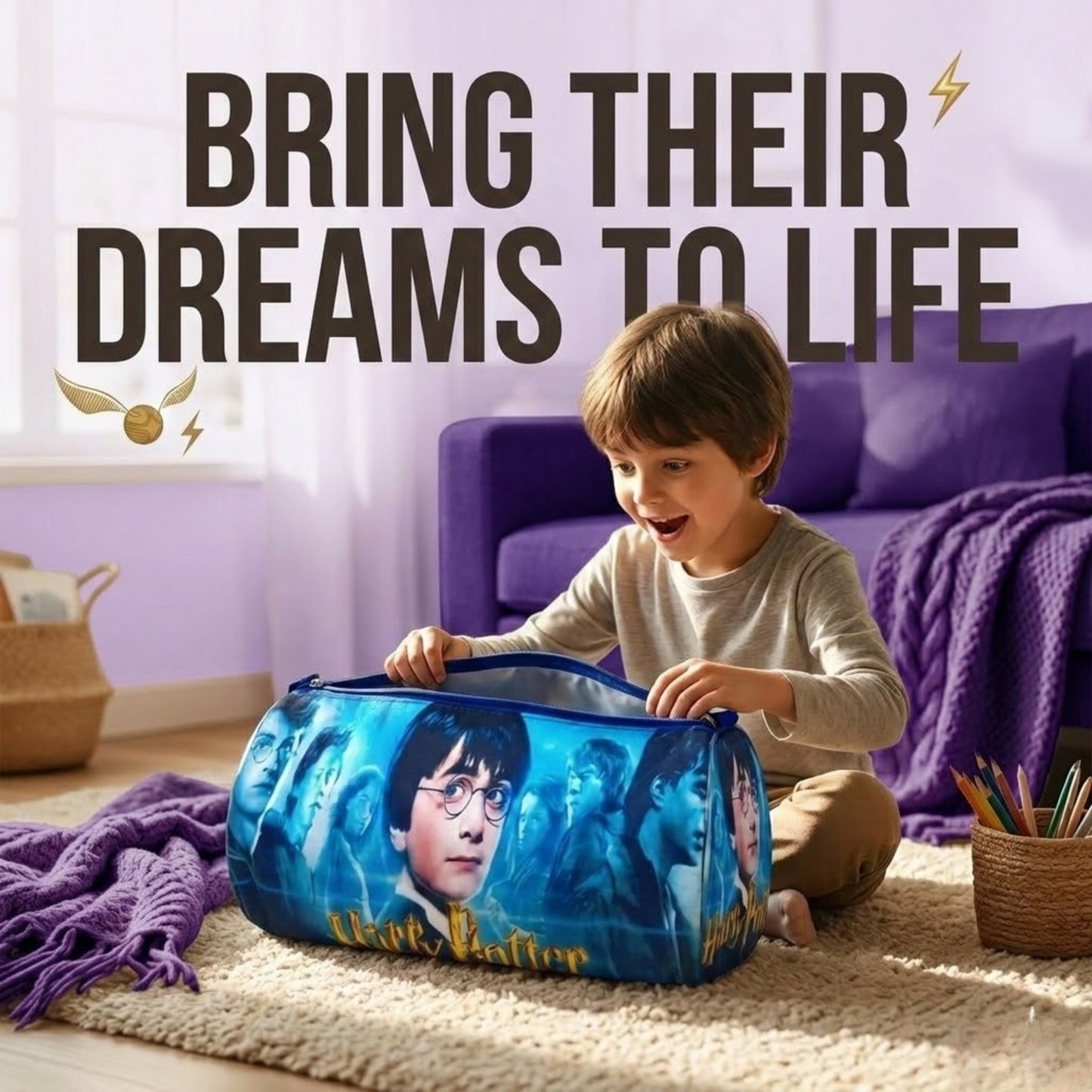 Harry Potter Premium Kids Duffle Bag