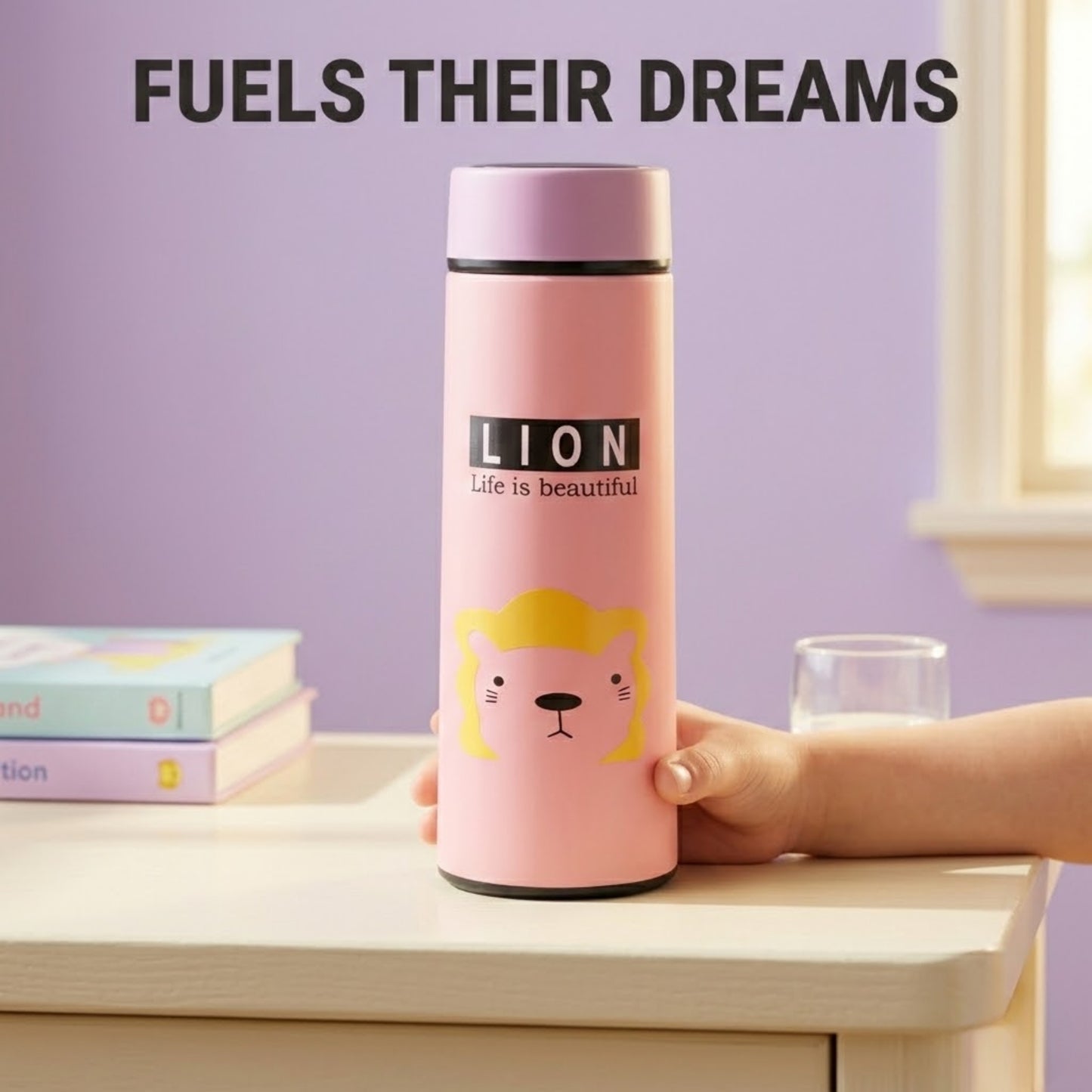 Glass Water Bottles with Protective Cover