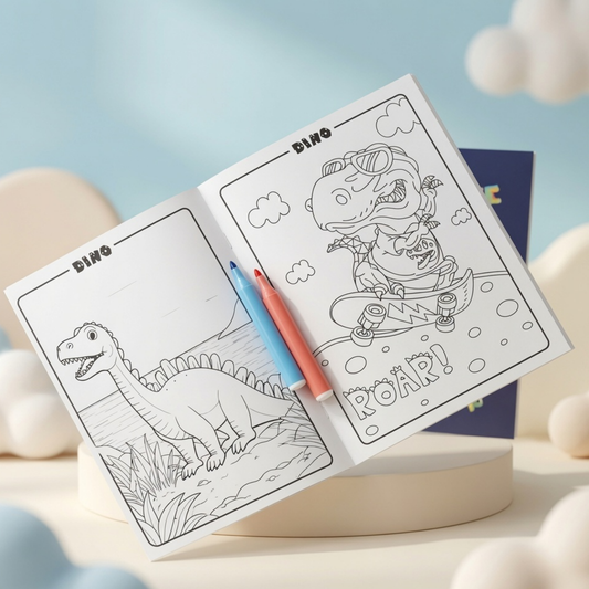 Dinosaur Coloring Book for Kids