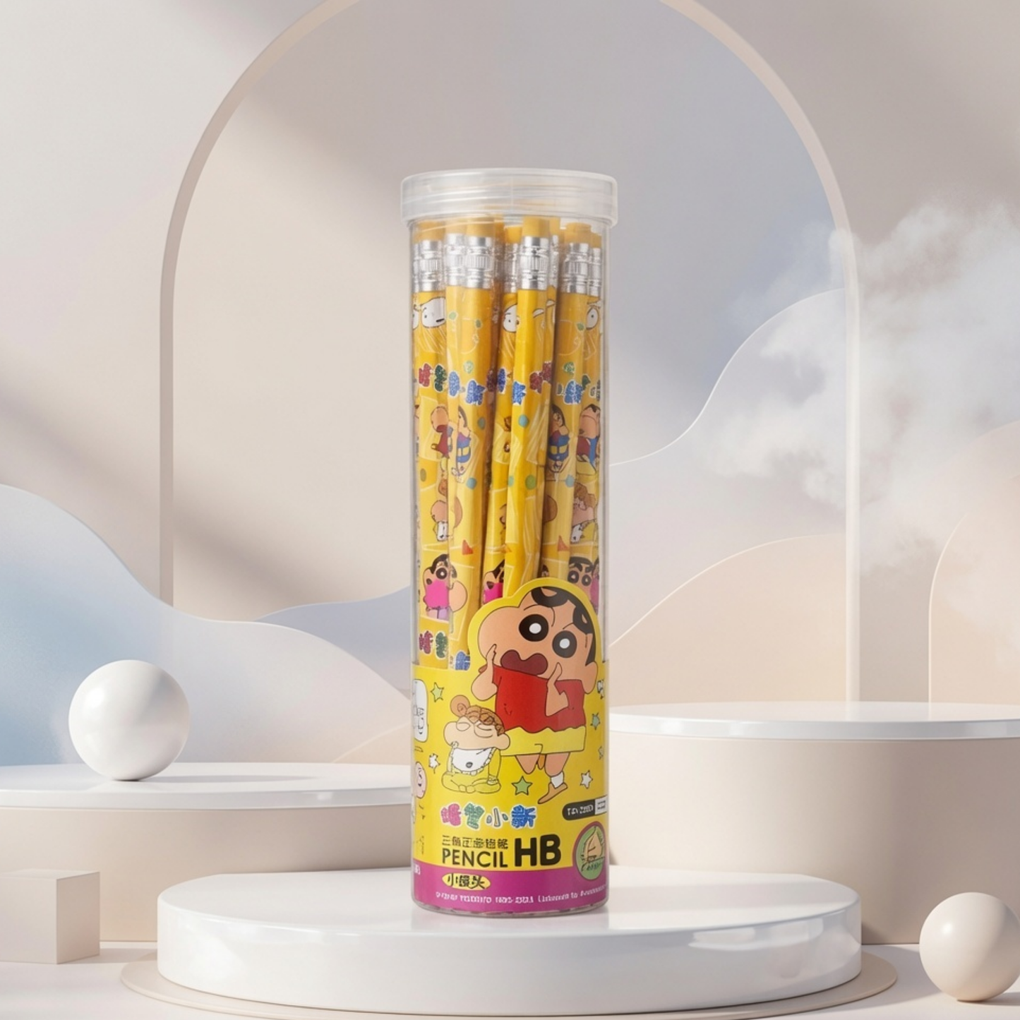 Pack of 30 Wooden Pencils with Eraser