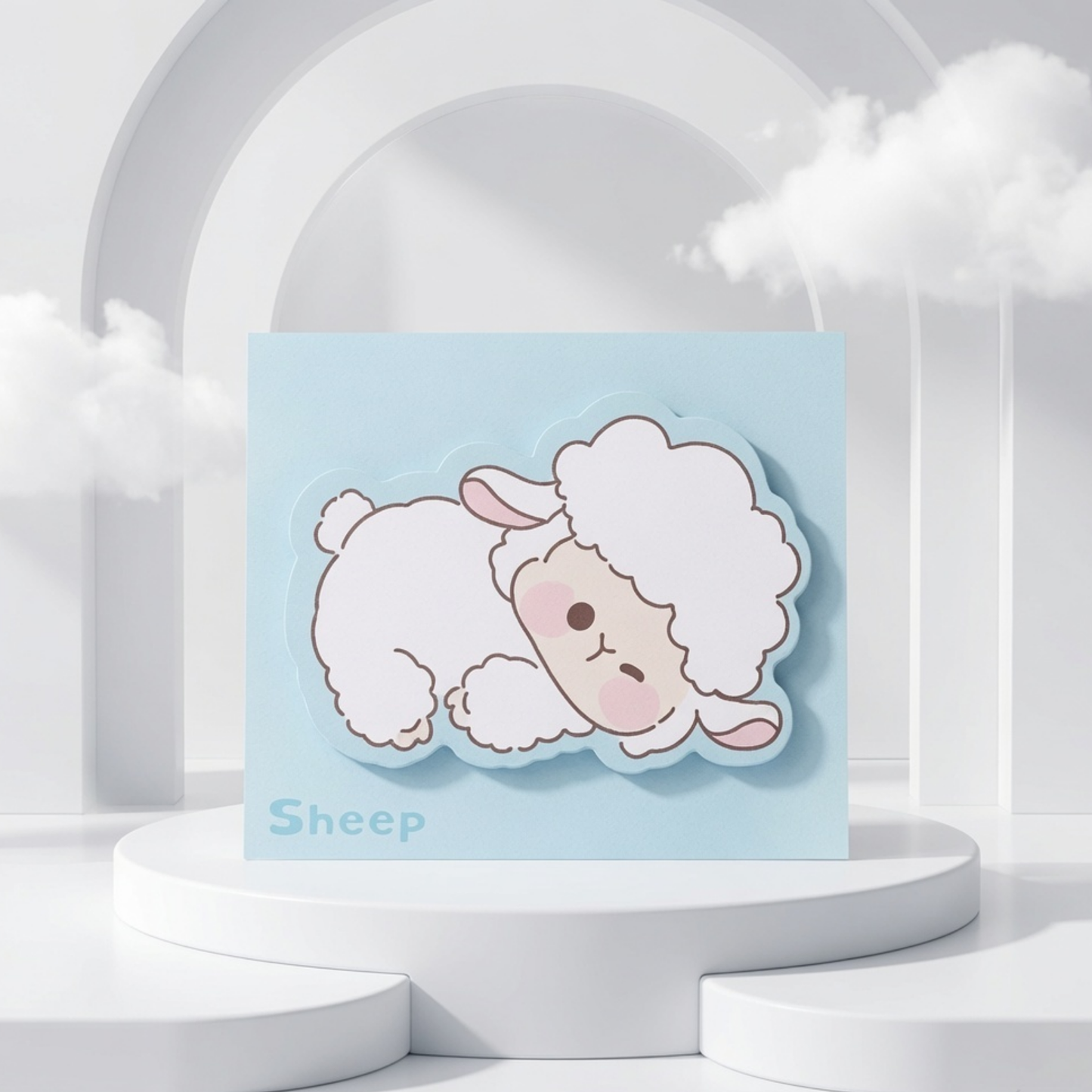 Kawaii Animal Die-Cut Sticky Notes | 9 Designs