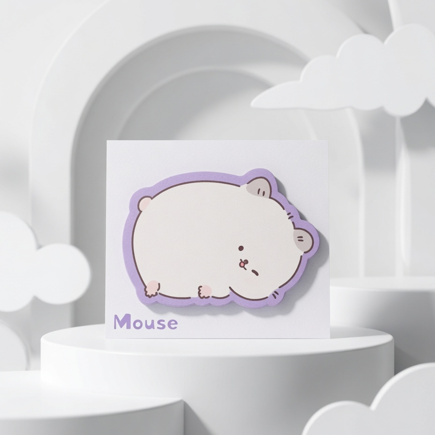 Kawaii Animal Die-Cut Sticky Notes | 9 Designs