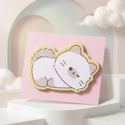 Kawaii Animal Die-Cut Sticky Notes | 9 Designs