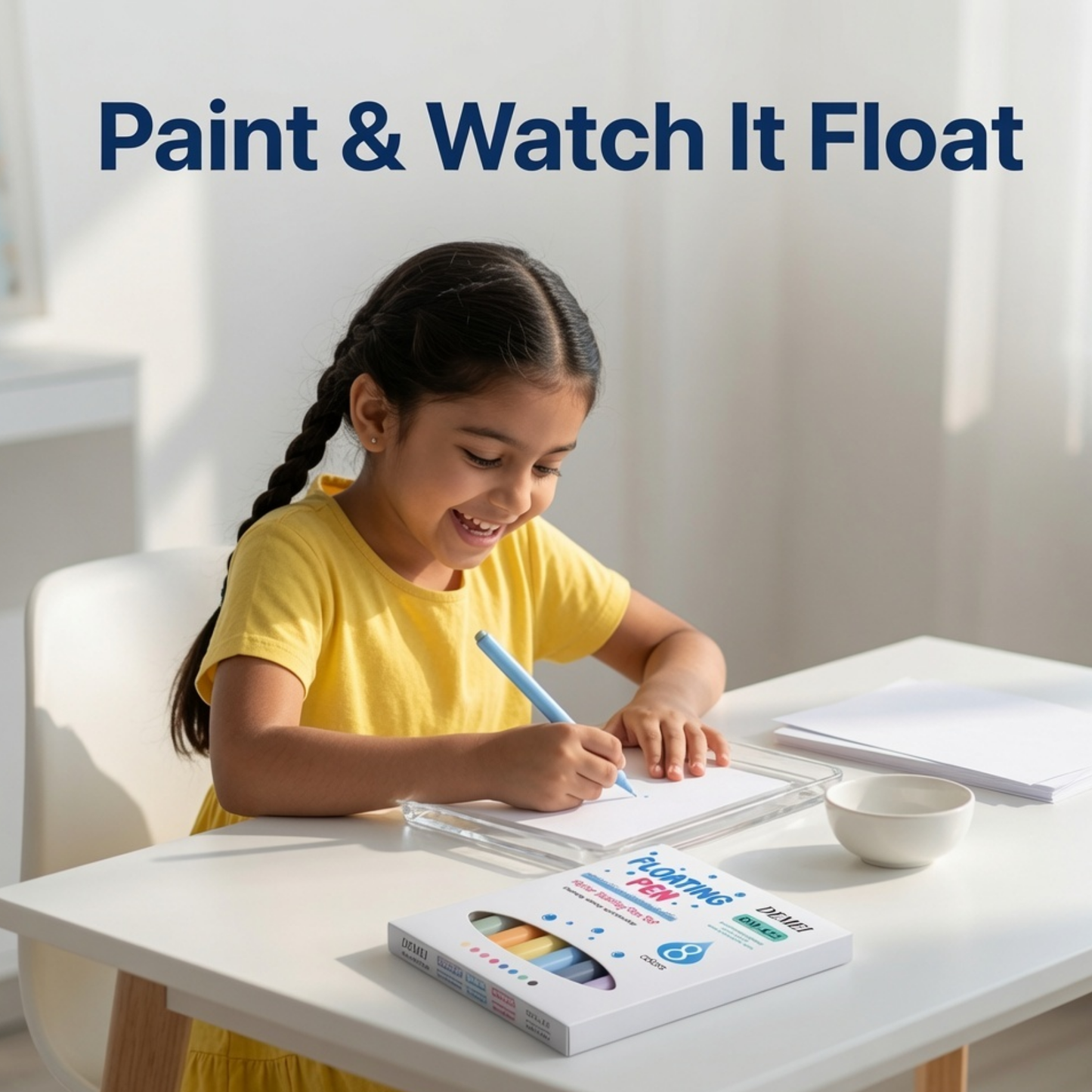 Floating Pen Water Painting Set | 8 Pastel Colours