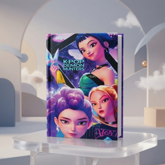 K-Pop Demon Hunters Notebook | Hardcover Diary for Kids & Teens