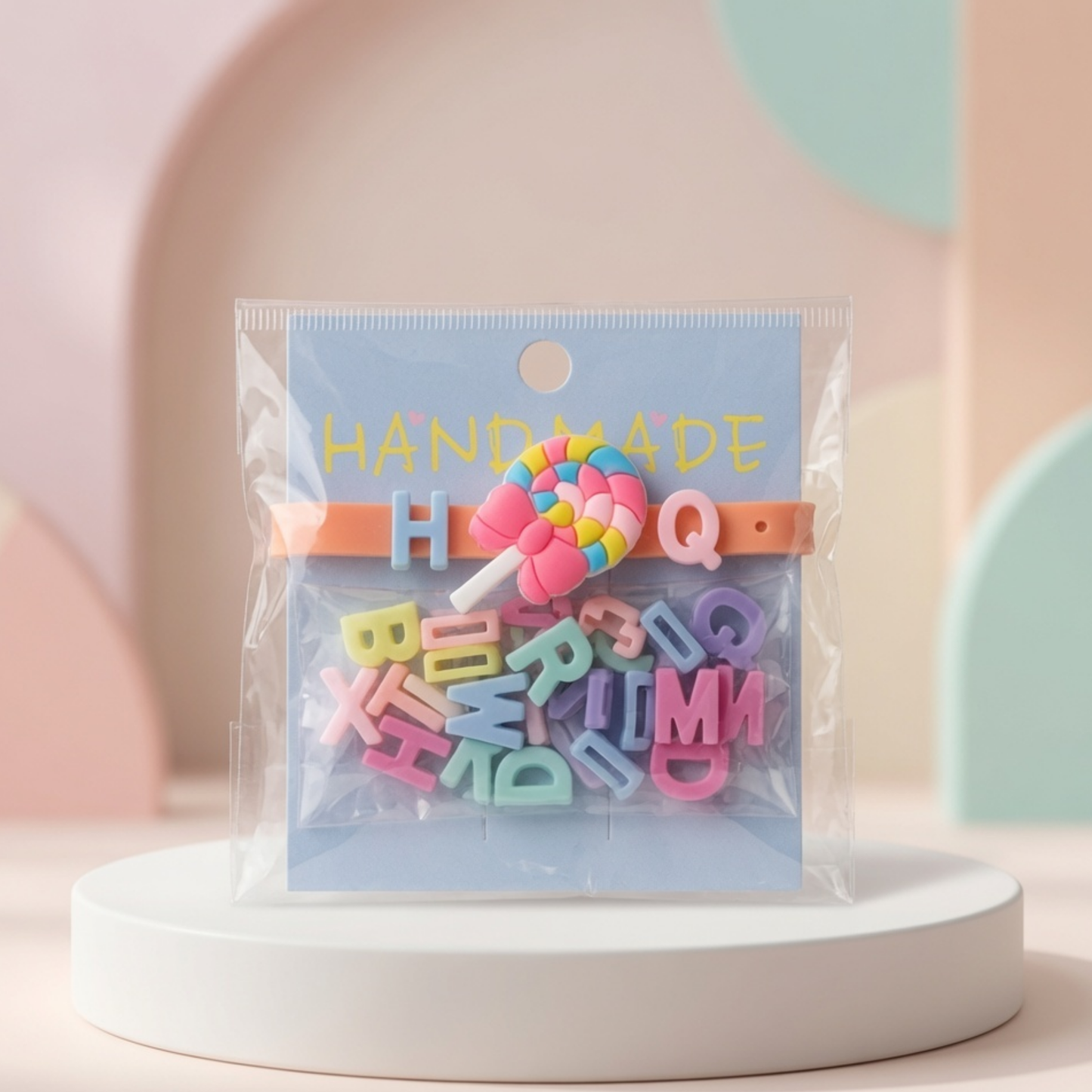 Handmade Mermaid DIY Name Bracelet Kit for Kids | Personalised Charm Bracelet Set
