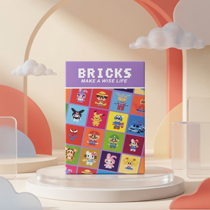 Luigi Super Mario Micro Brick Building Set | Build  & Display