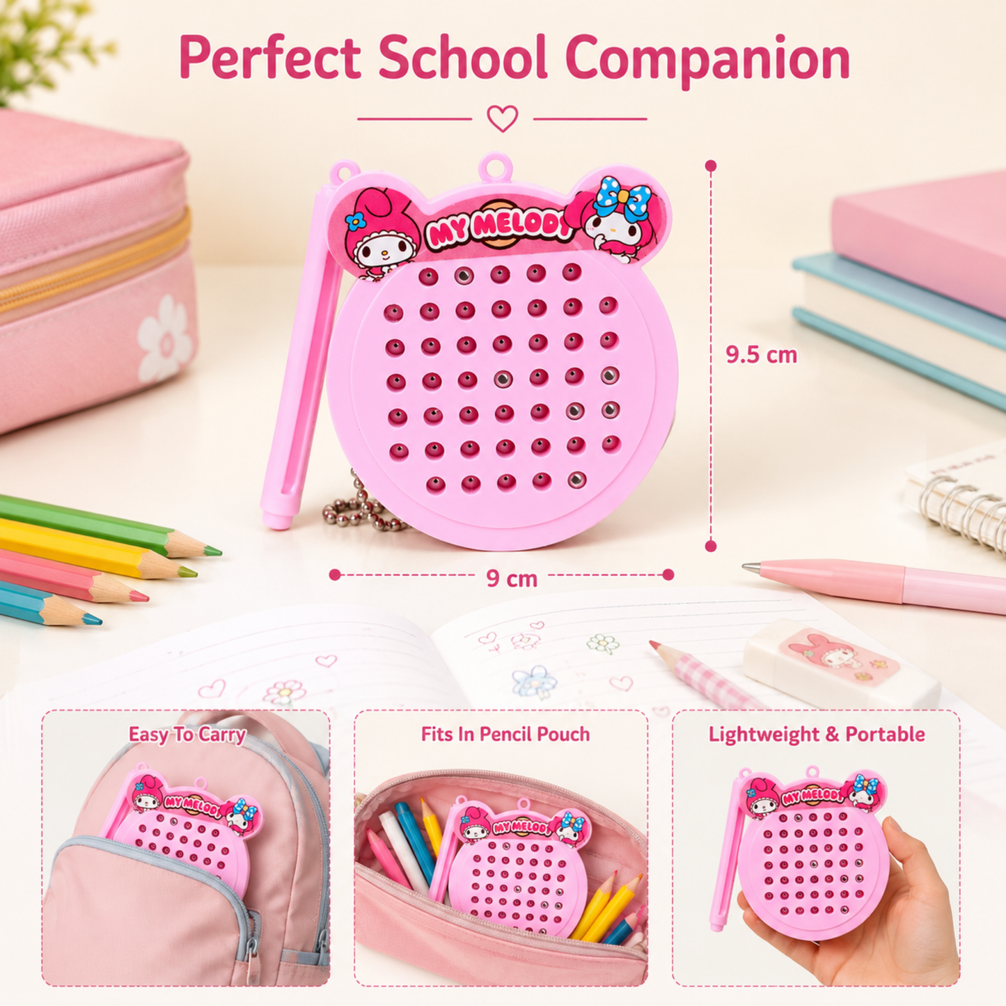 Kuromi Sanrio Magnetic Drawing Board