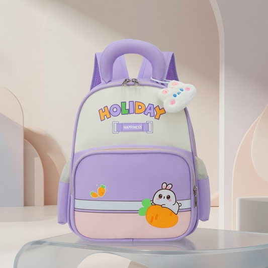 12" Holiday Bear Kids School Backpack for Nursery & Preschool | Lightweight School Bag