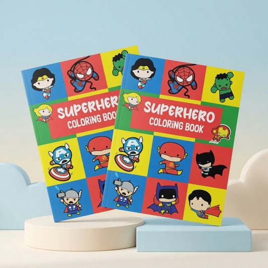 Super Heros Coloring Book for Kids