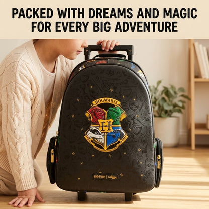 18" Smiggles Hogwarts Trolley Backpack with LED wheels