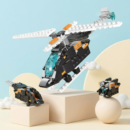 Multificence Bricks Helicopter building blocks  - STEM ToY Model 33