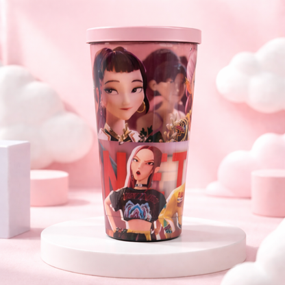 K-POP Huntrix Themed Stainless Steel Tumbler