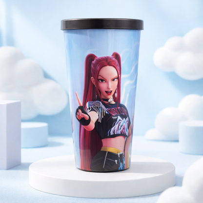 K-POP Huntrix Themed Stainless Steel Tumbler