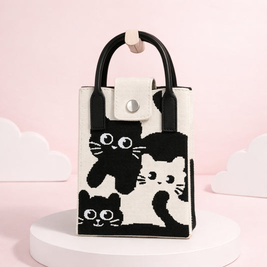 Korean Style Cute Animal Print Sling Bag