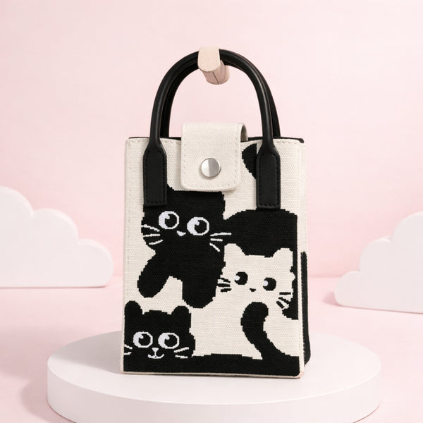 Korean Style Cute Animal Print Sling Bag