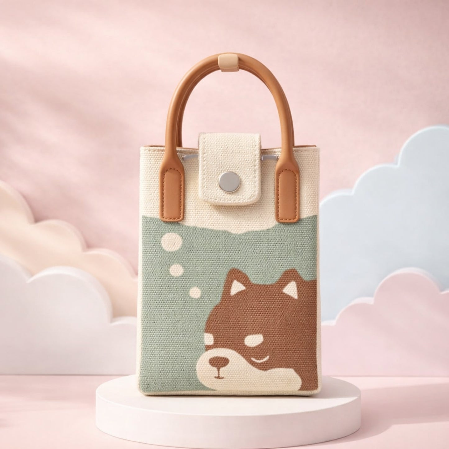 Korean Style Cute Animal Print Sling Bag