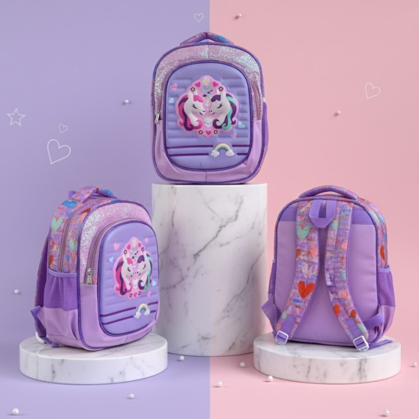 Unicorn School bag - Girls Backpack