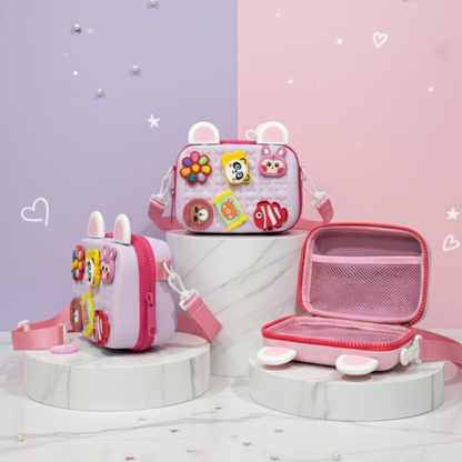 Silicone Sling bags with charms