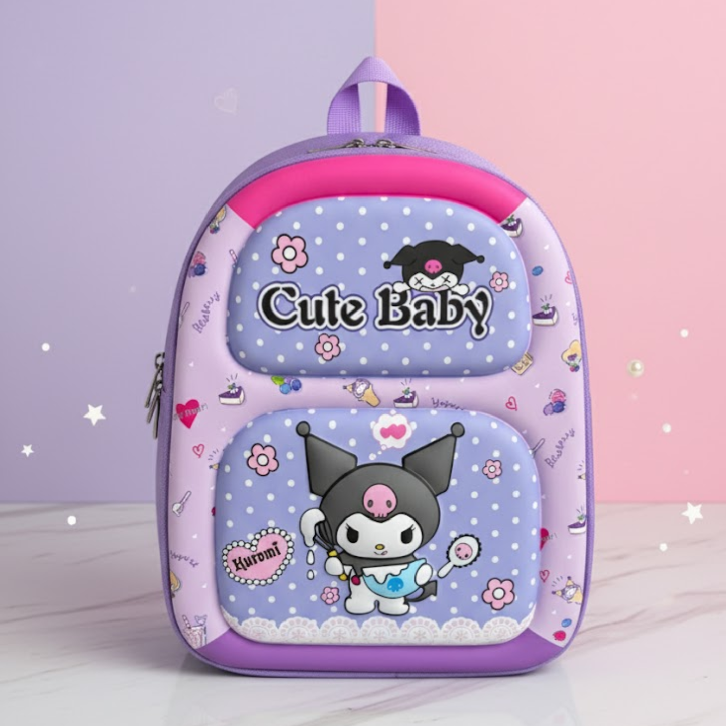 3D Hard Shell Backpack Bag