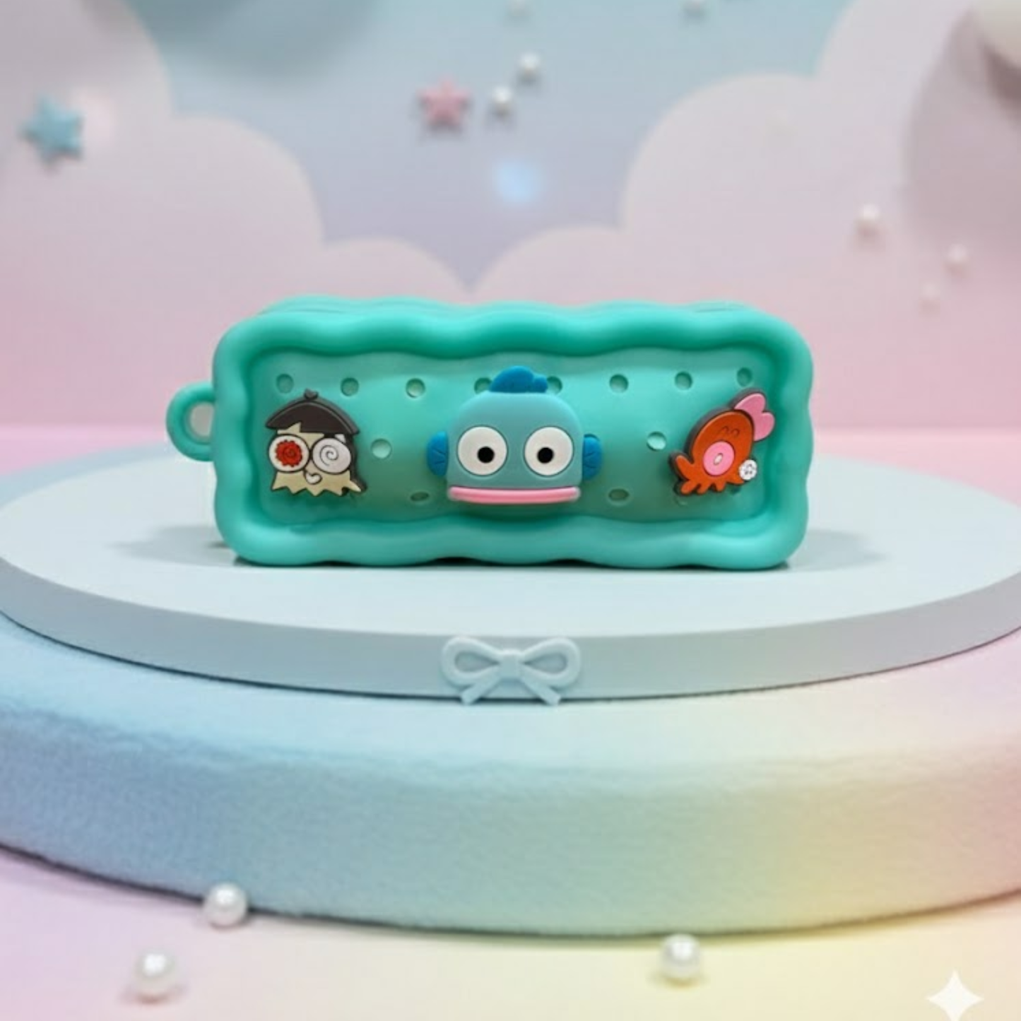 Silicone Pencil Pouch with Charms