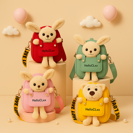 Teddy Bear sling bag for kids