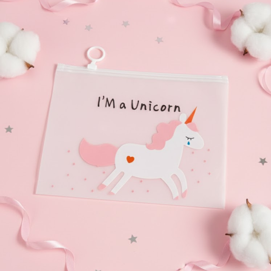 Unicorn Stylish Transparent pouch