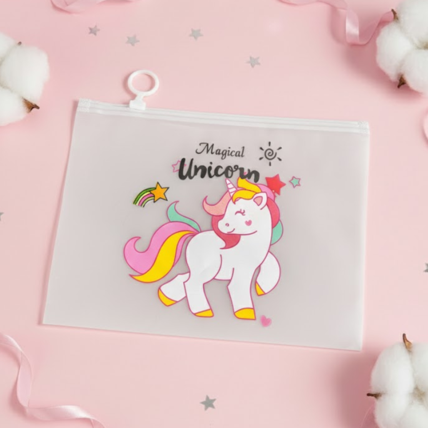 Unicorn Stylish Transparent pouch