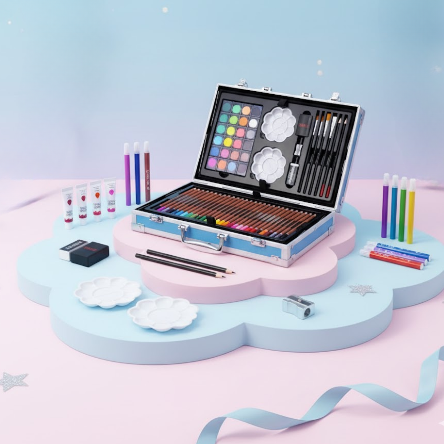 Art & coloring set - 145 pcs