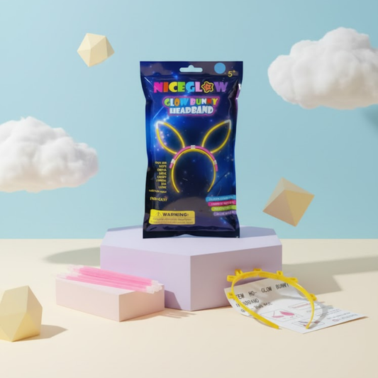 Neon Glow bunny head band