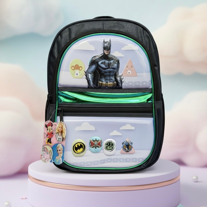 18 inch School Bag - Batsman