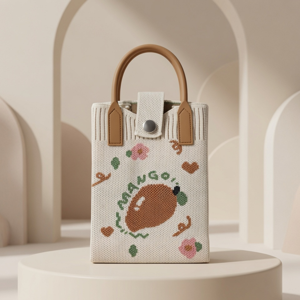 Korean Style Cute Animal Print Sling Bag