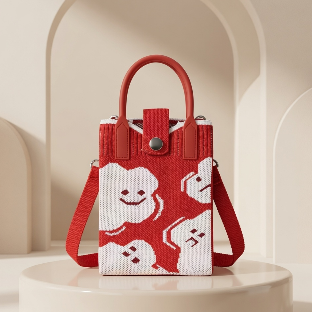 Korean Style Cute Animal Print Sling Bag