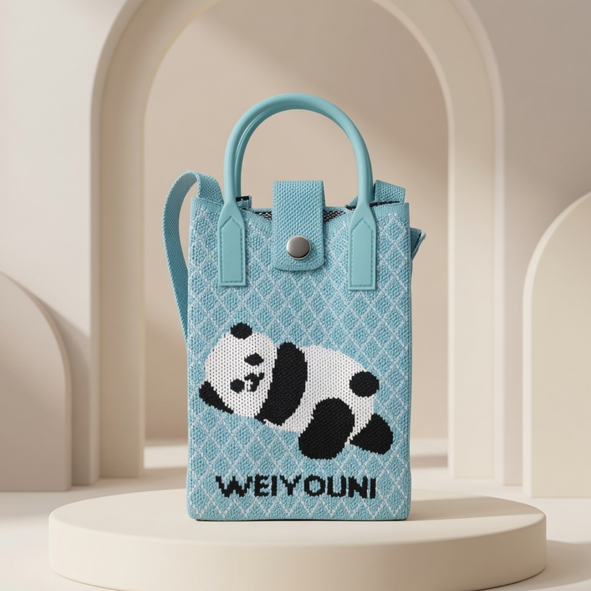Korean Style Cute Animal Print Sling Bag