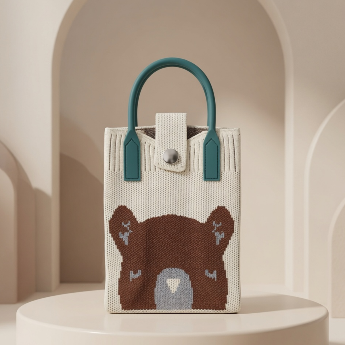 Korean Style Cute Animal Print Sling Bag