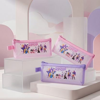 K-Pop Demon Hunters Transparent Pencil Pouch