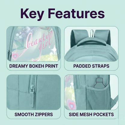 18" Stylish and light weight Butterfly School Backpack