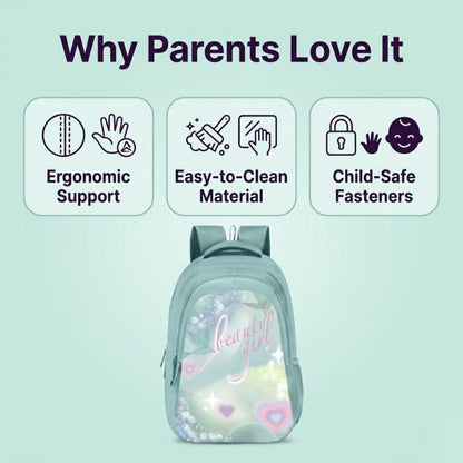 18" Stylish and light weight Butterfly School Backpack